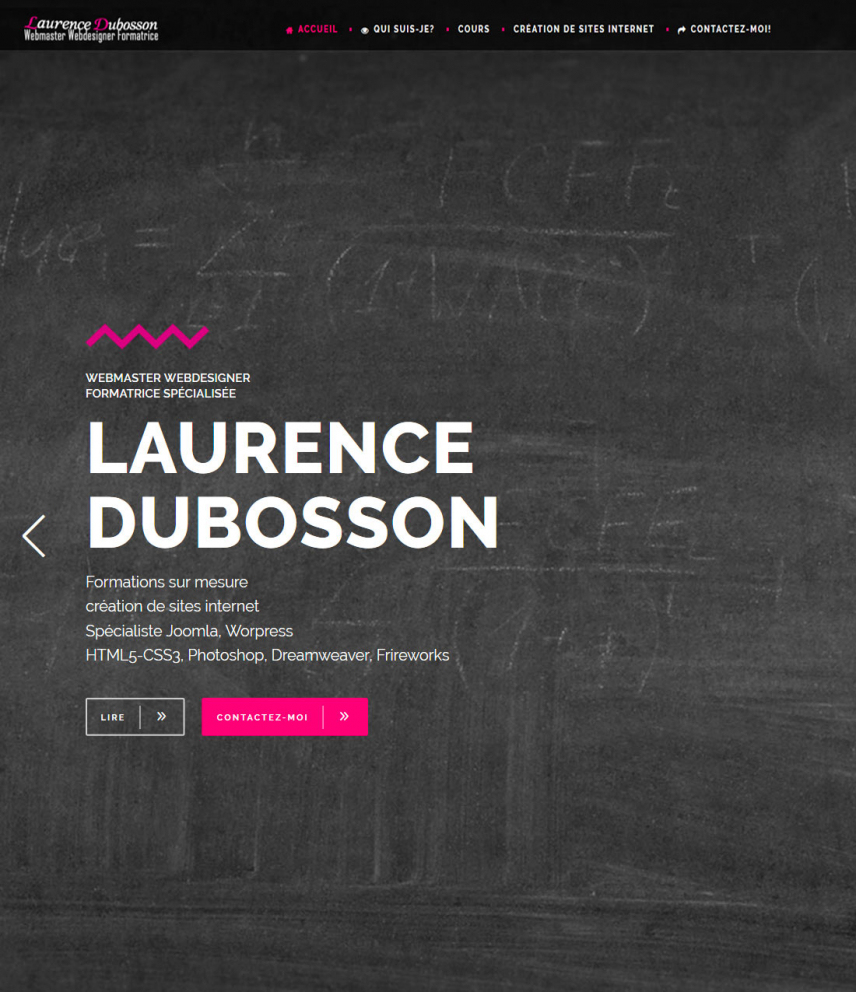 Laurence Dubosson Webdesigner webmaster formatrice Valais